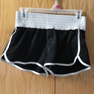 Black swim shorts